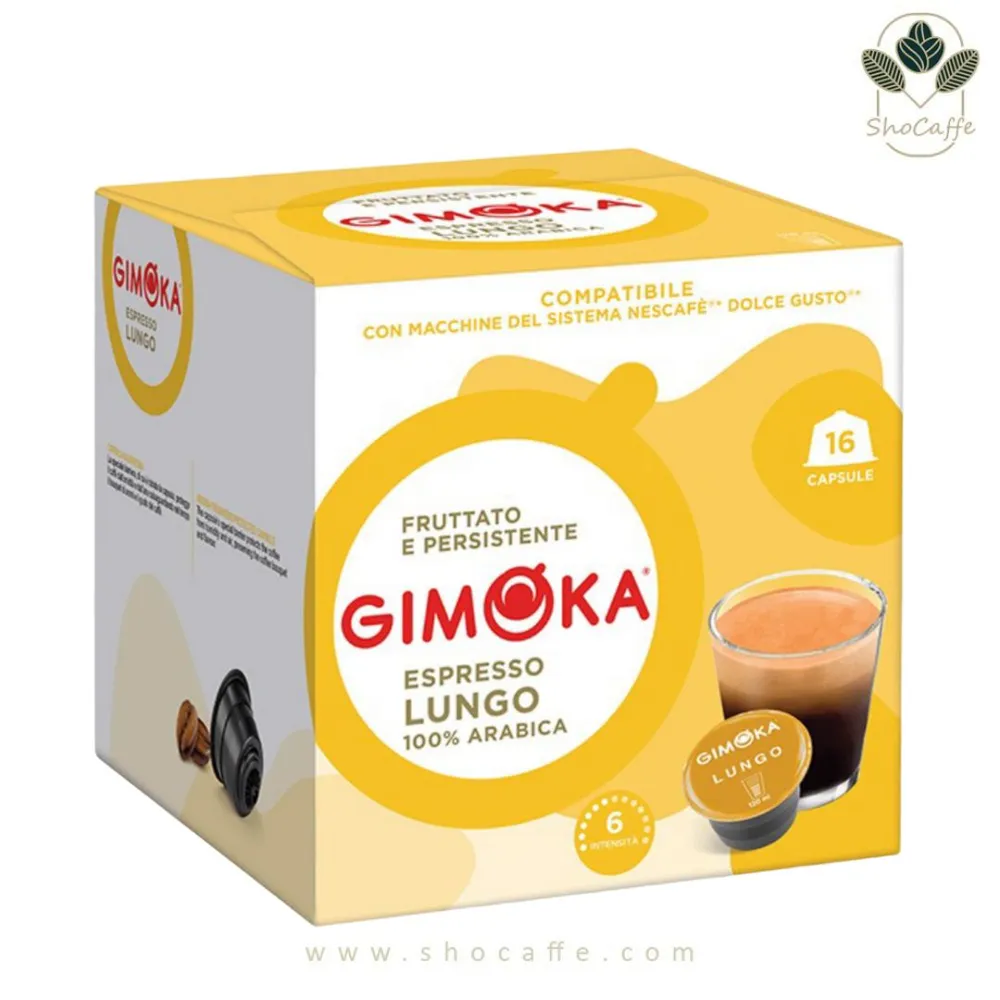کپسول قهوه دولچه گوستو جیموکا مدل اسپرسو لانگو Gimoka Lungo
